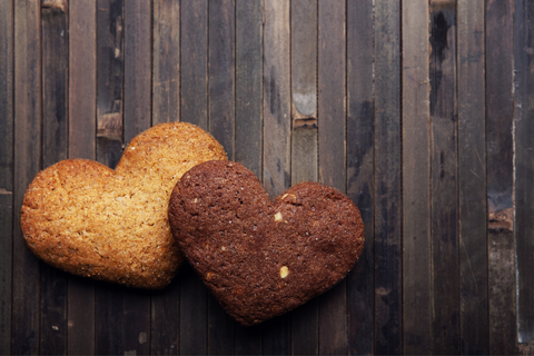 Heart shaped cookies