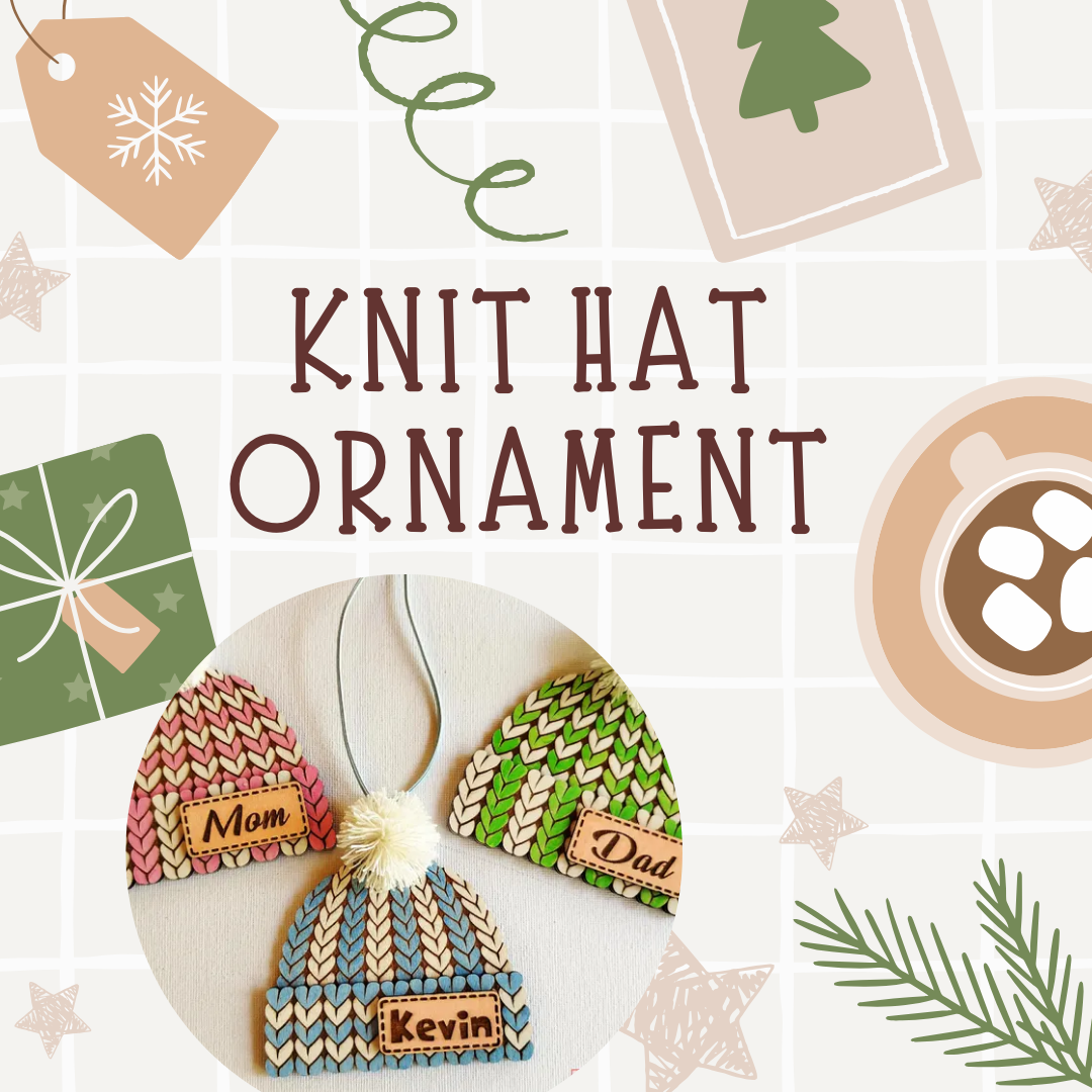 Knit hat Ornament