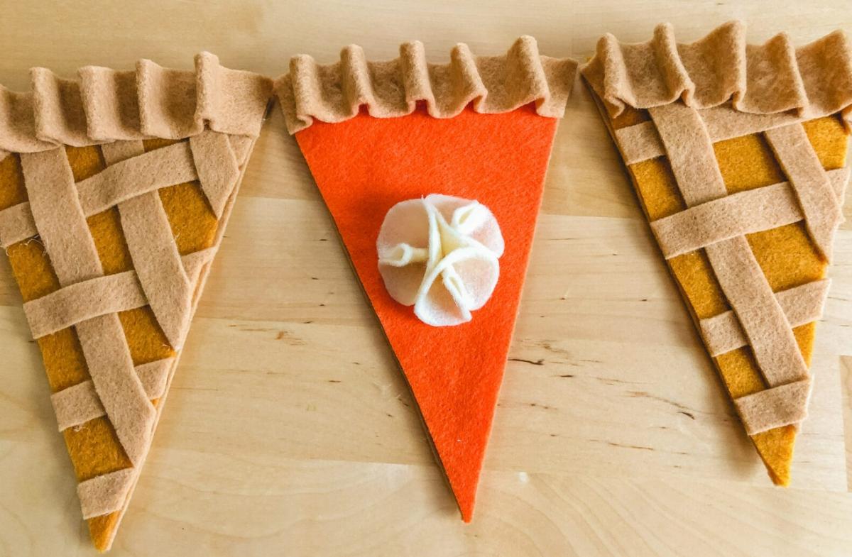 Piece of Pumpkin Pie with Whipcream